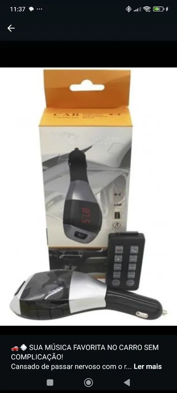 Transmissor FM bluetooth  - Foto 5