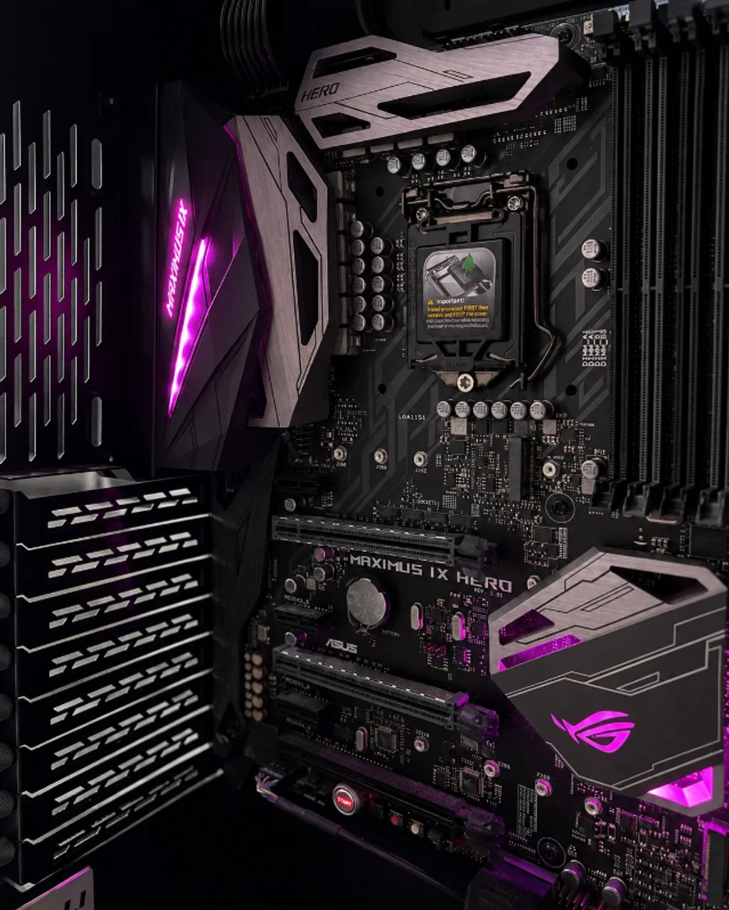 ASUS ROG MAXIMUS IX HERO  PLACA-MÃE PREMIUM ROG - Foto 2