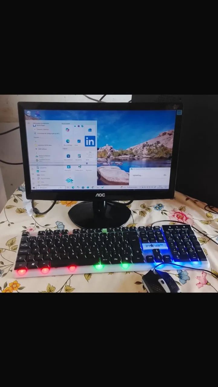Pc completo em ótimas condições e em excelente estado - Foto 2