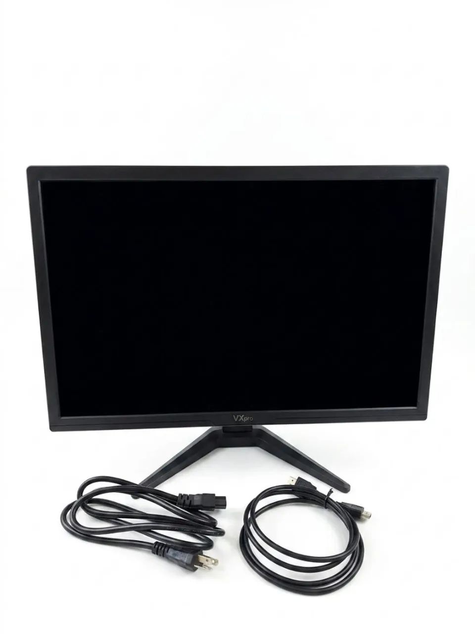 Monitor Para PC 19 Polegadas VX Pro Preto - Com Cabos e Caixa