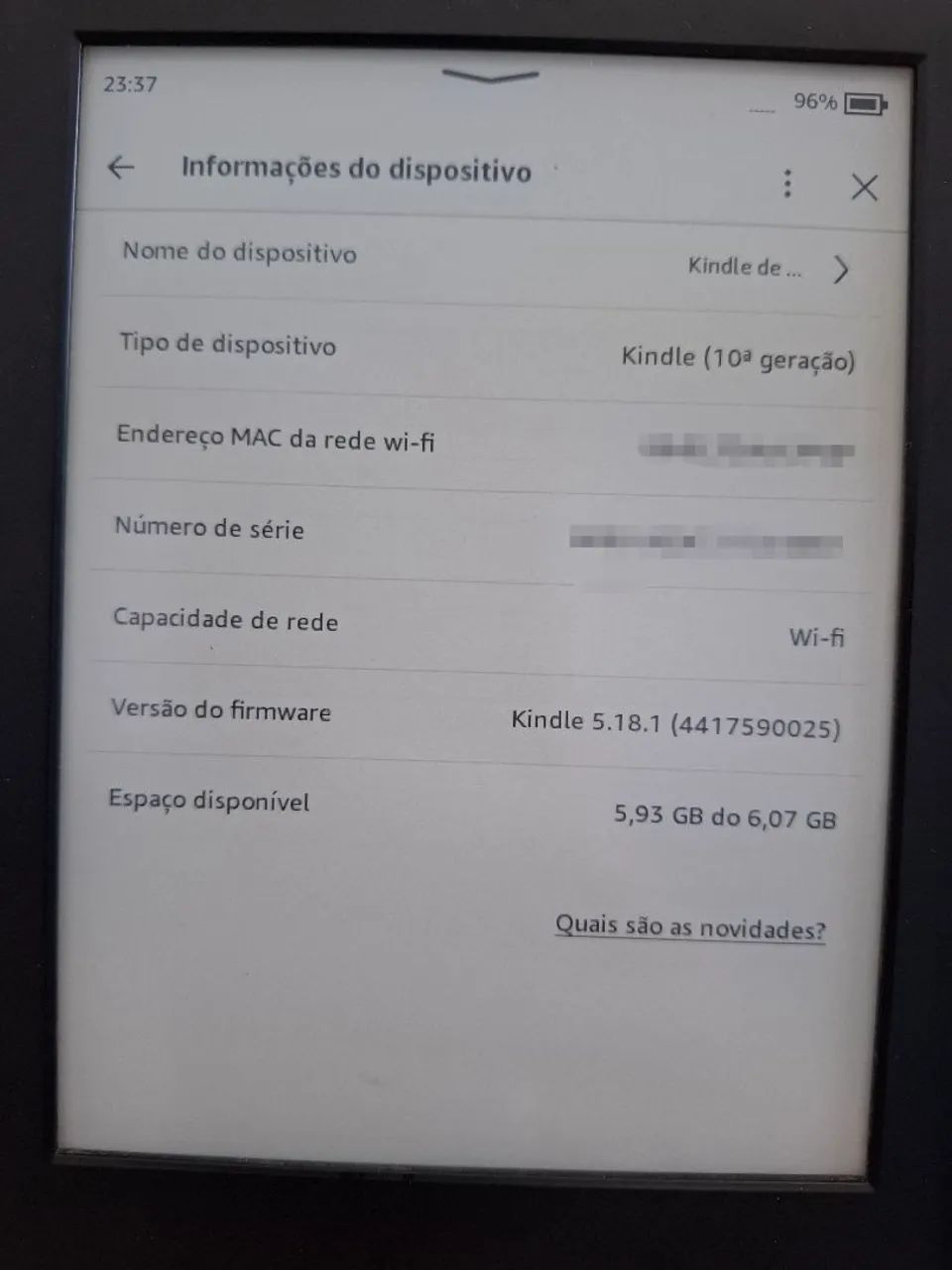 Amazon Kindle 10 geração 6" 8gb - Foto 5