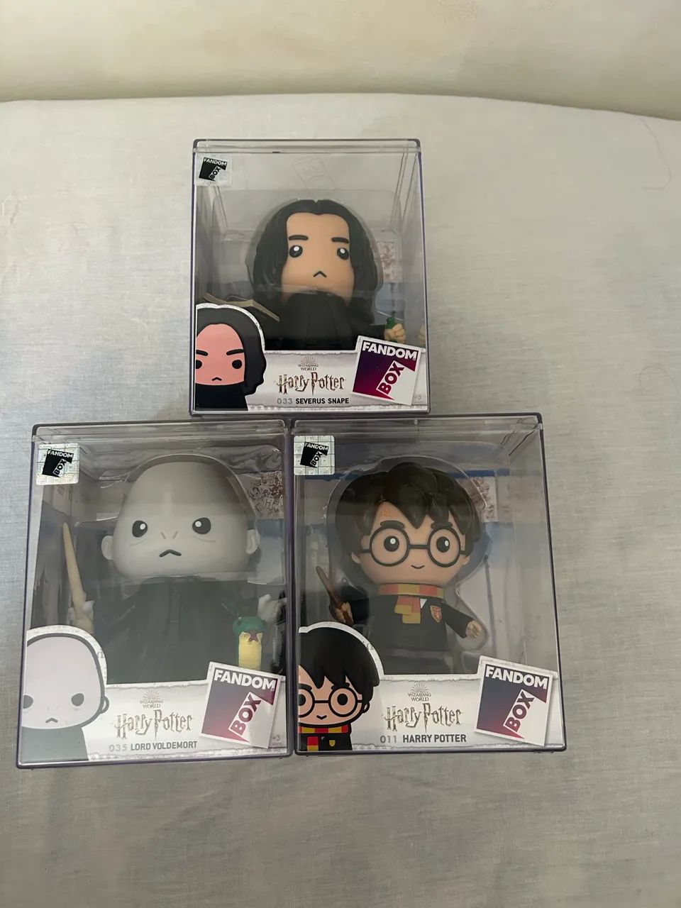 Lote de bonecos Harry Potter Fandom Box 3 na caixa e 3 sem caixa - Foto 2