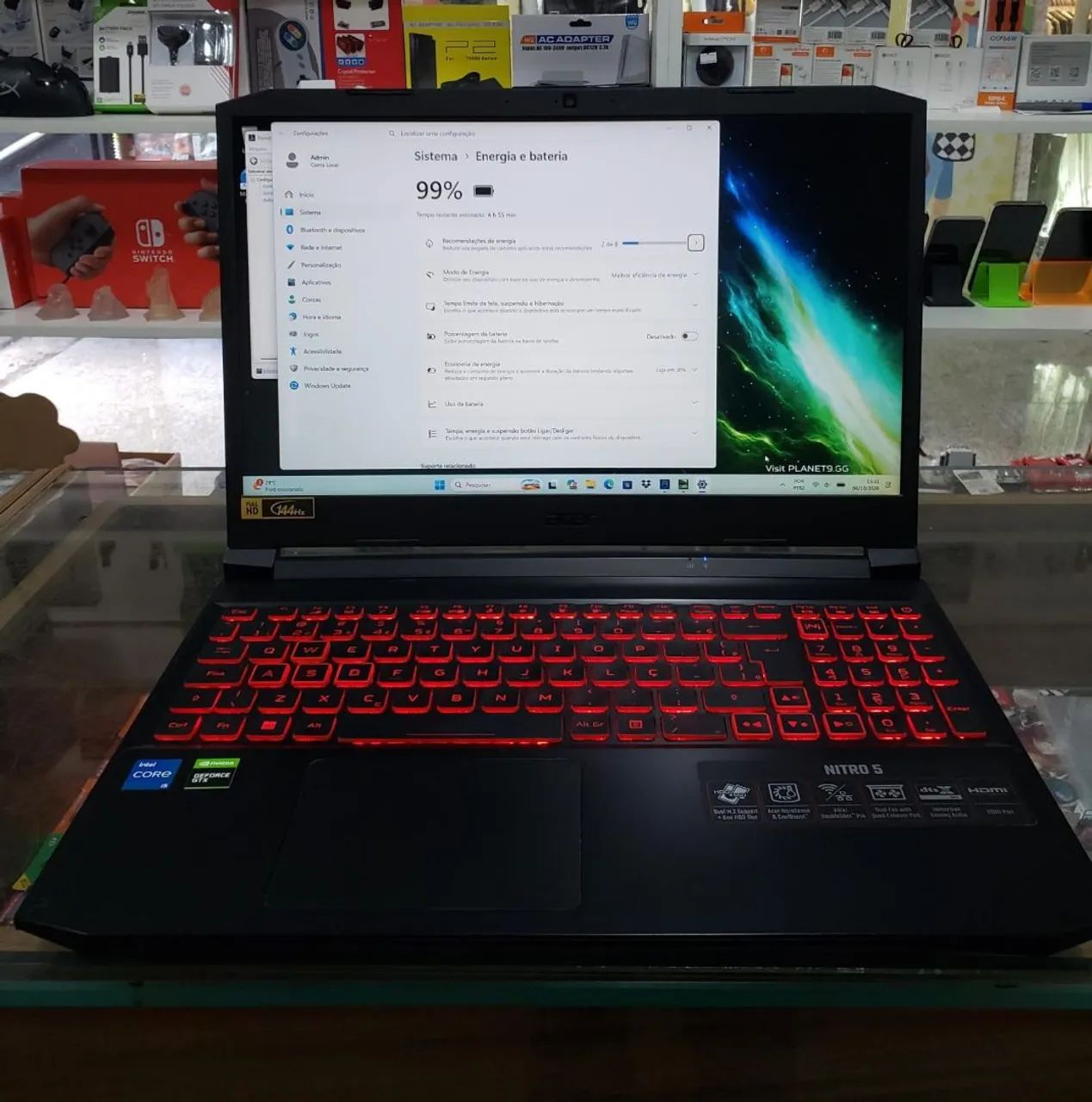 Note gamer Nitro 5  I5-11400h - Foto 3