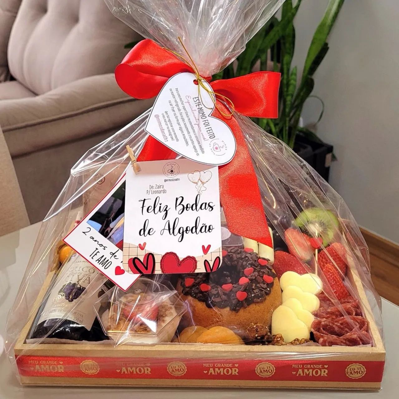 Cesta de café da manhã