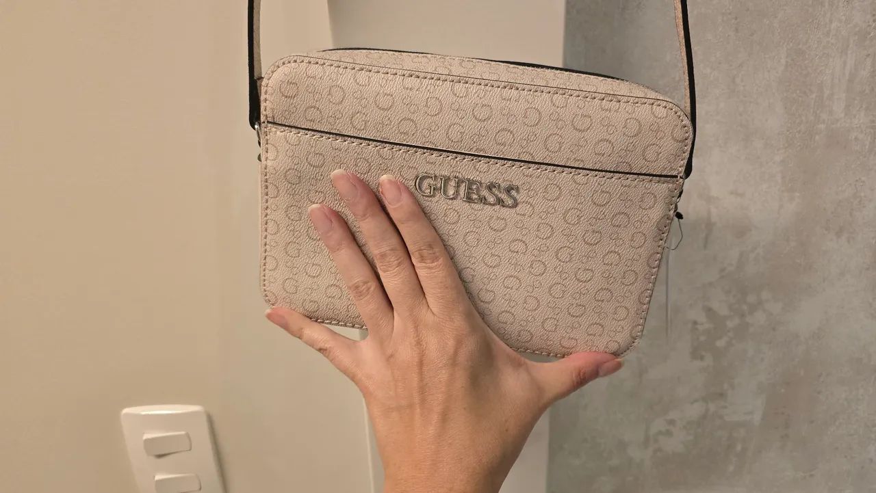 Bolsa transversal Guess rosa - Foto 5