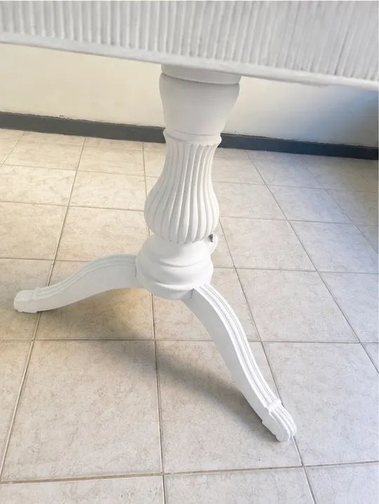 Mesa antiga de madeira maciça - Foto 3
