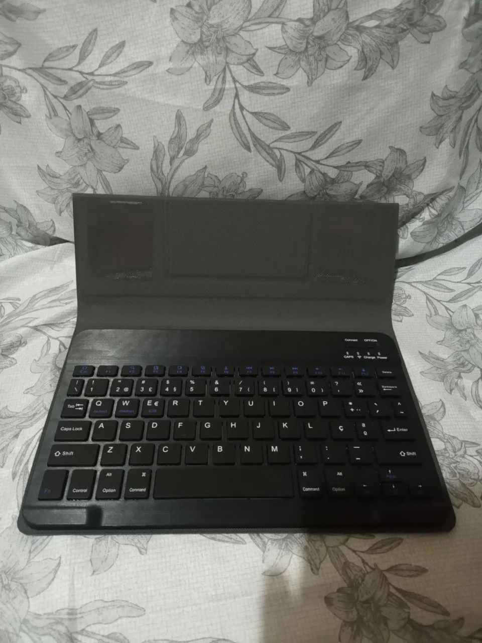 Capa e teclado para tablet
