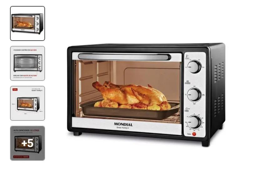 Forno elétrico 52L