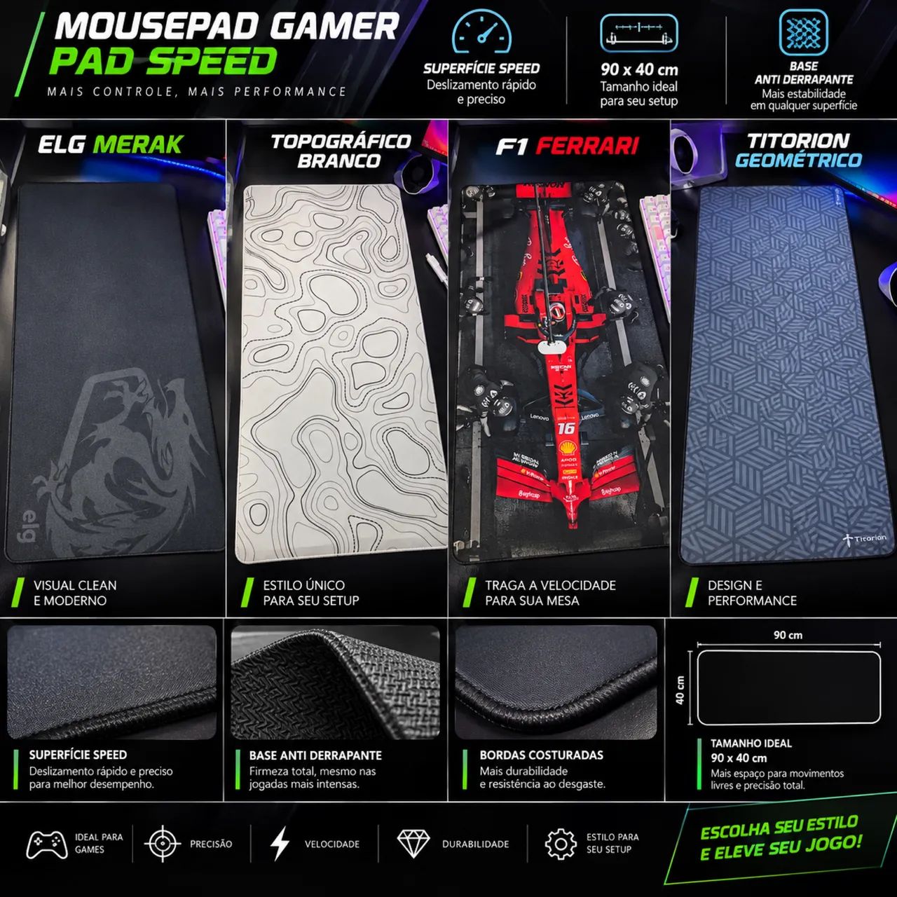 Mouse Pads speed 90x40