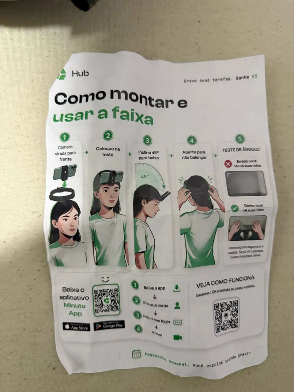 Suporte de celular para cabeça ajustável  - Foto 4