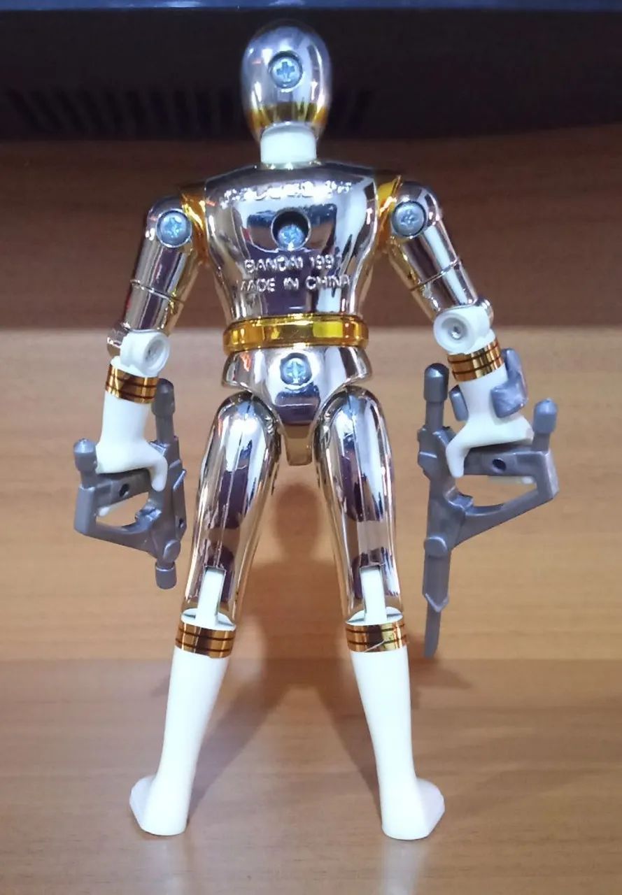 Power Ranger Prata Bandai - VALOR MÍNIMO, PEDIDOS DE DESCONTO SERÃO BLOQUEADOS!!! - Foto 2