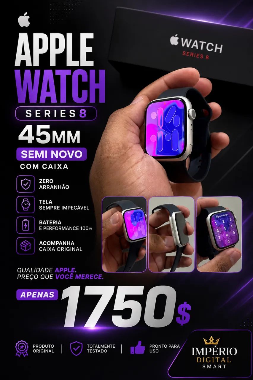 Apple Watch séries 8 45mm  - Foto 3
