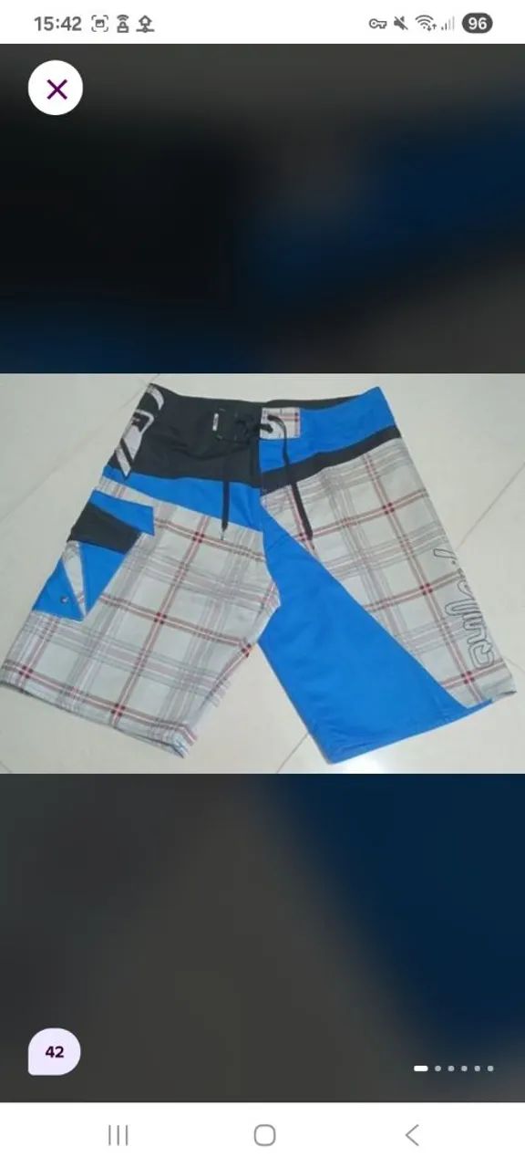 Bermuda quiksilver original 