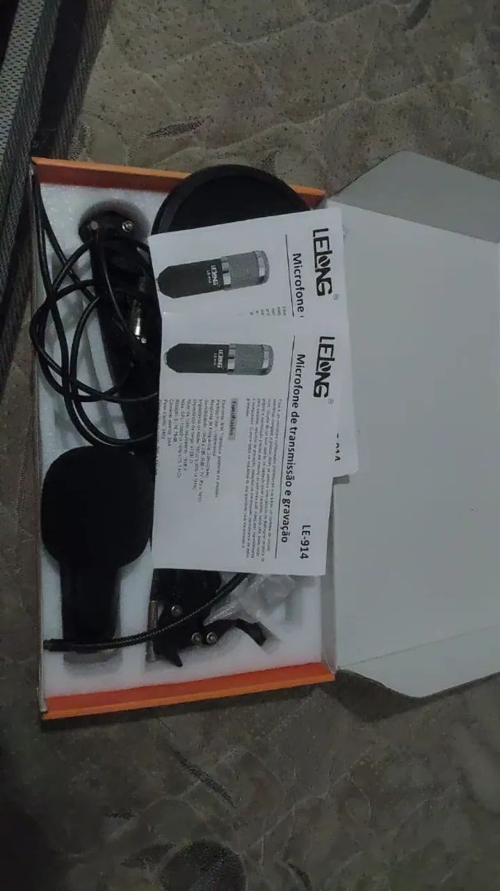 Vendo microfone de mesa Lelong