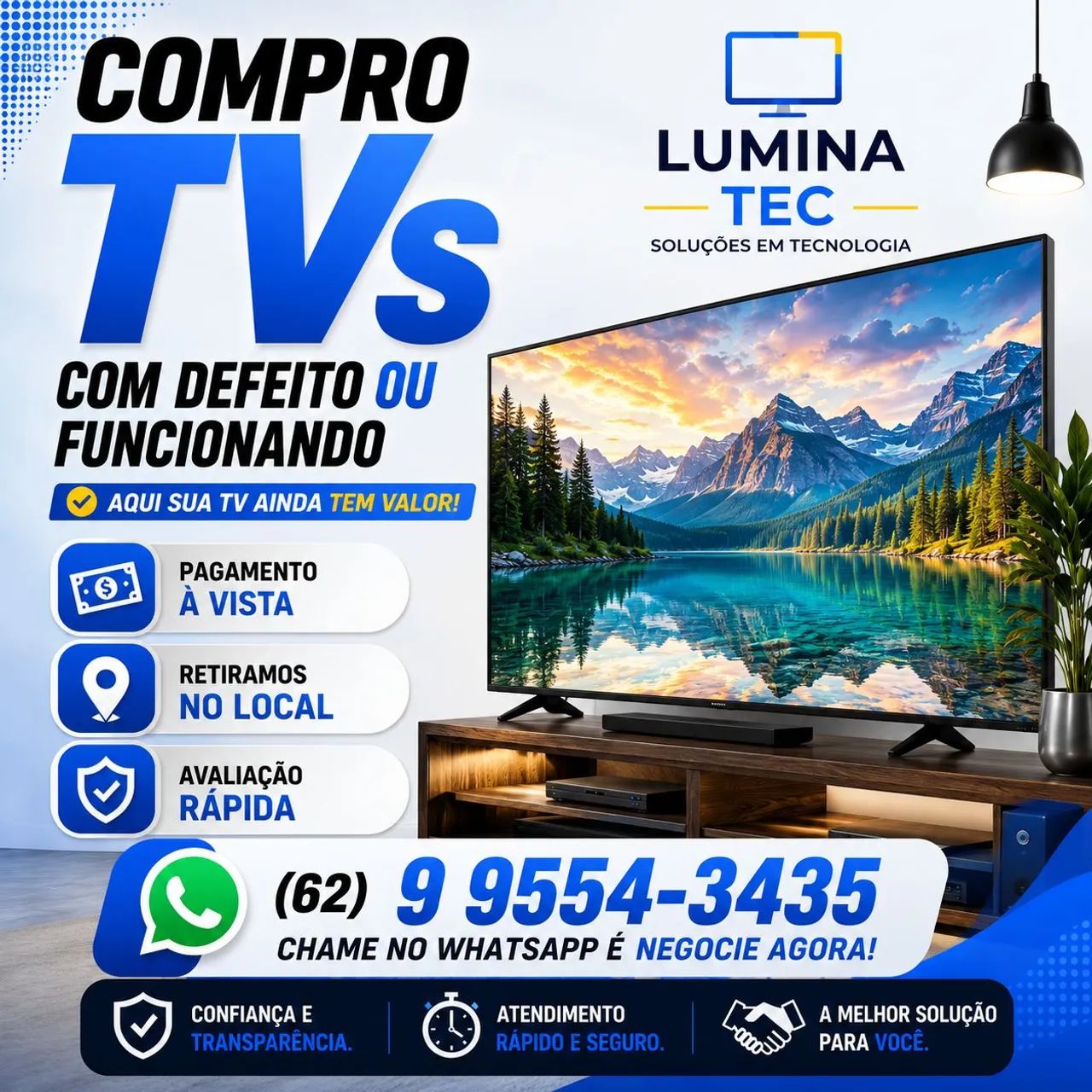 TV SMART LED LCD OLED QLED CHAMA