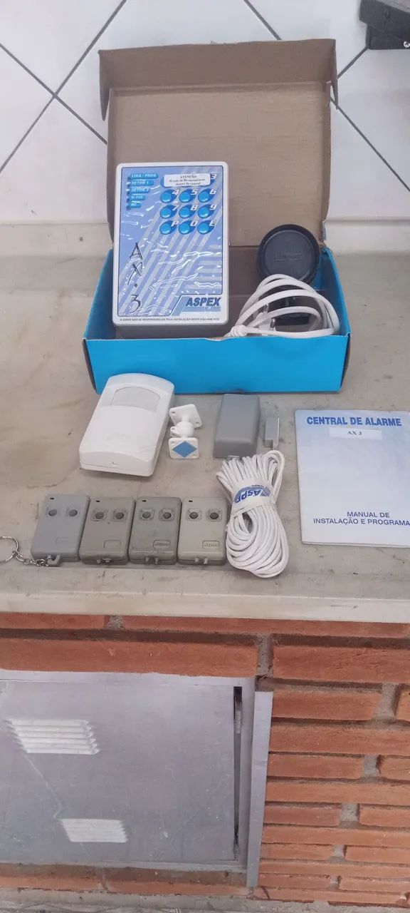 Alarme residencial aspex com discador telefônico 