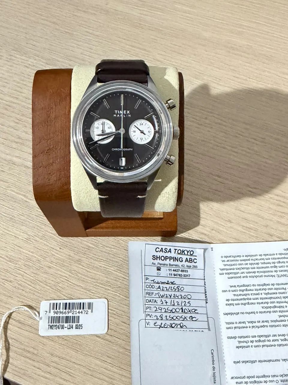 Timex Marlin Jet Chronograph - Impecável - Foto 3