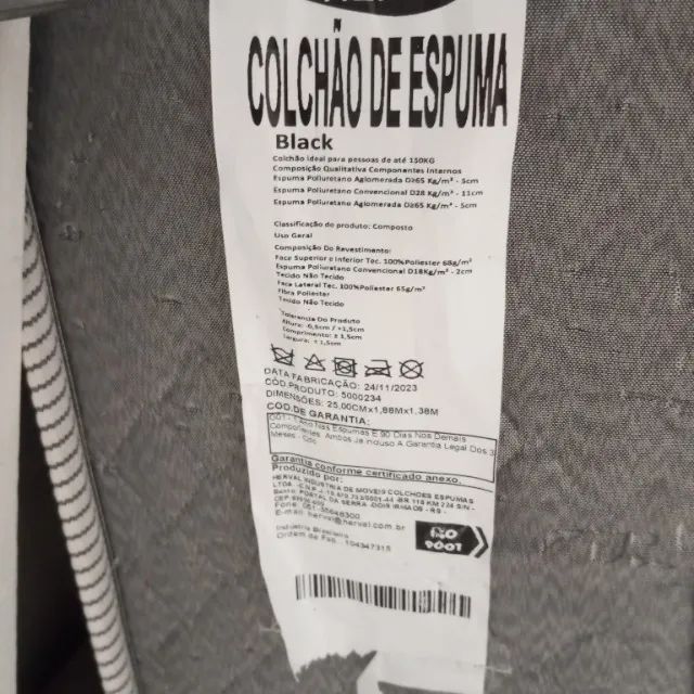 Colchão espuma densidade 45
