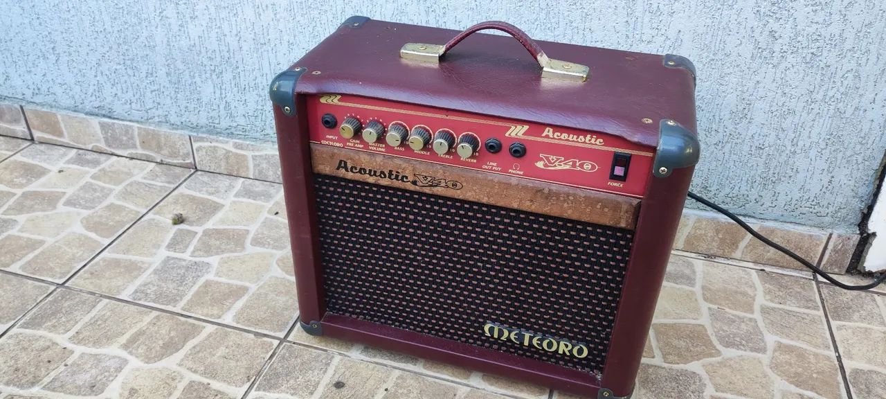 Caixa Amplificada Meteoro V40 - Usada - Foto 4