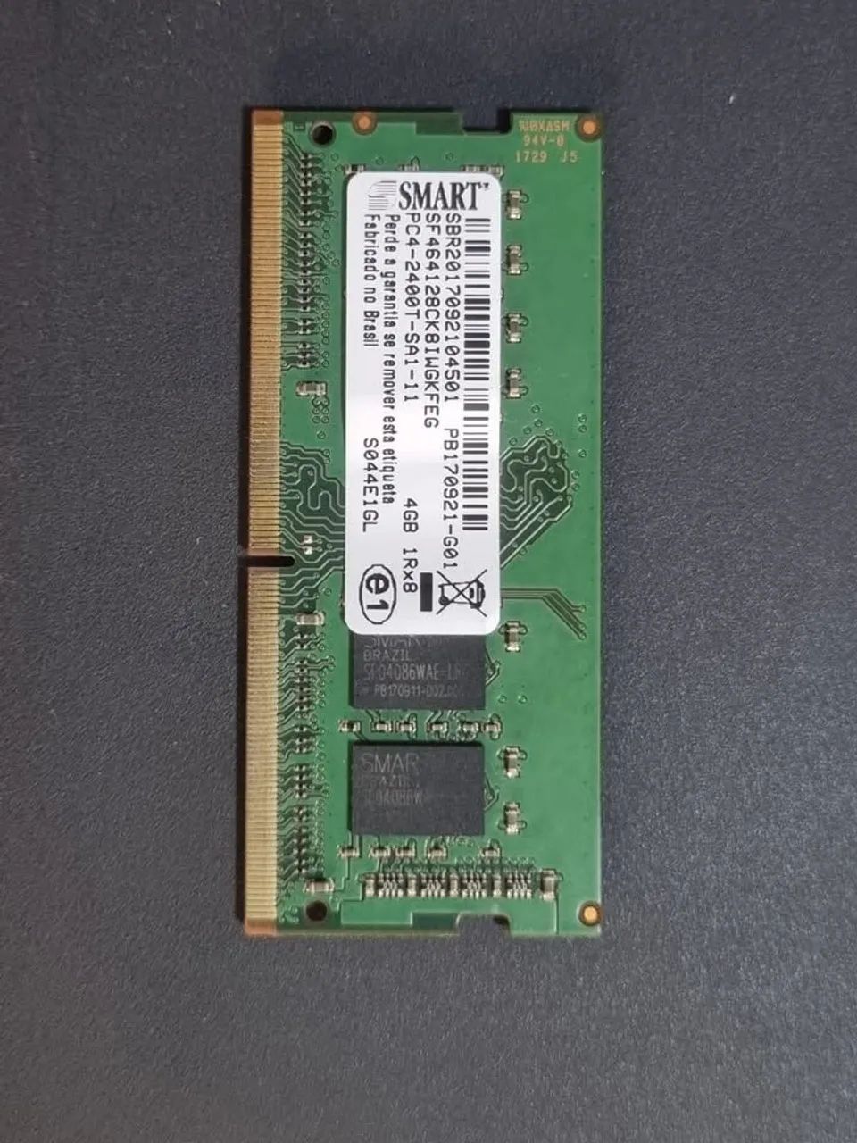 Memória DDR4 4G