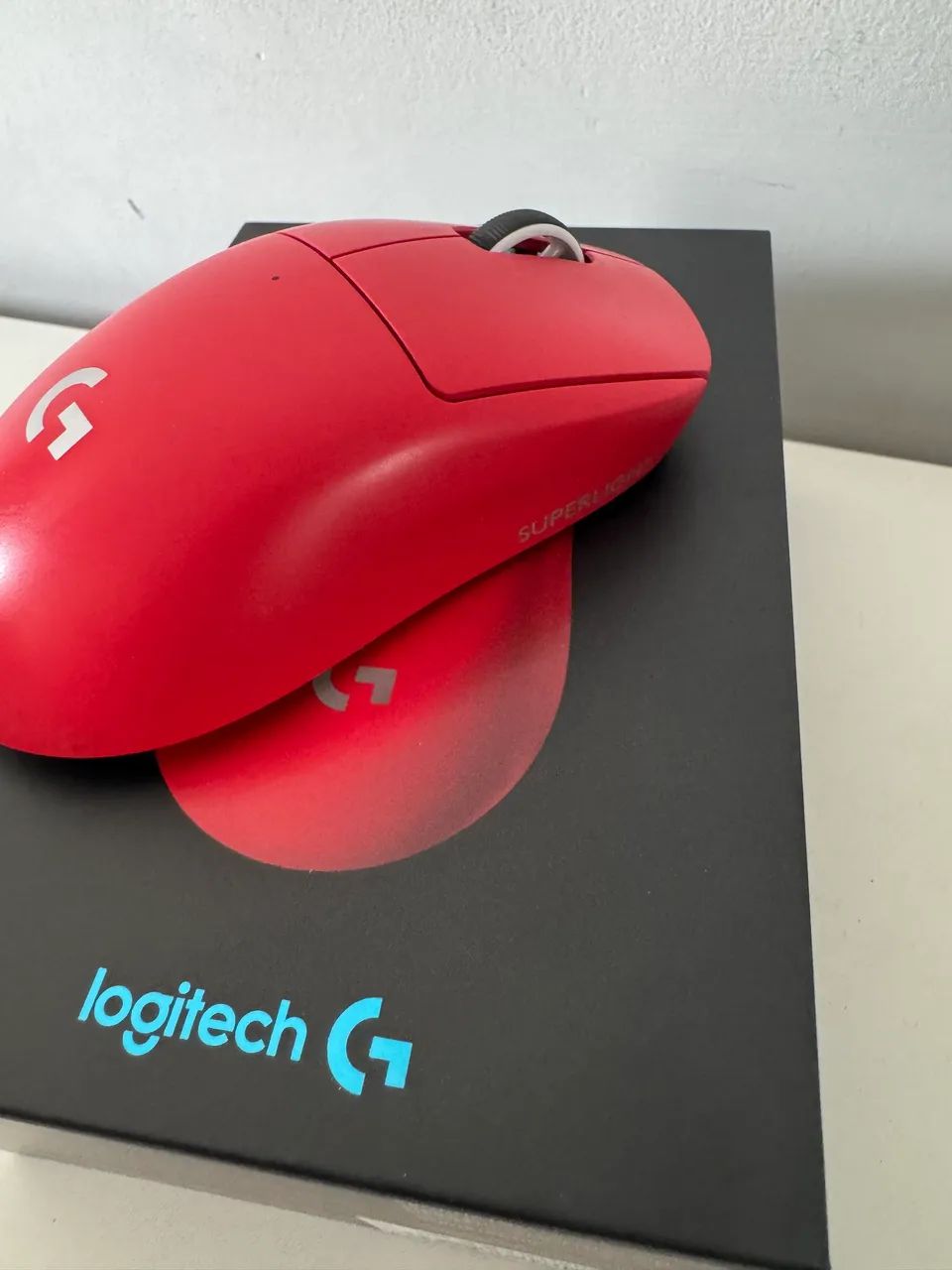 Mouse g pro superlight vermelho  - Foto 2