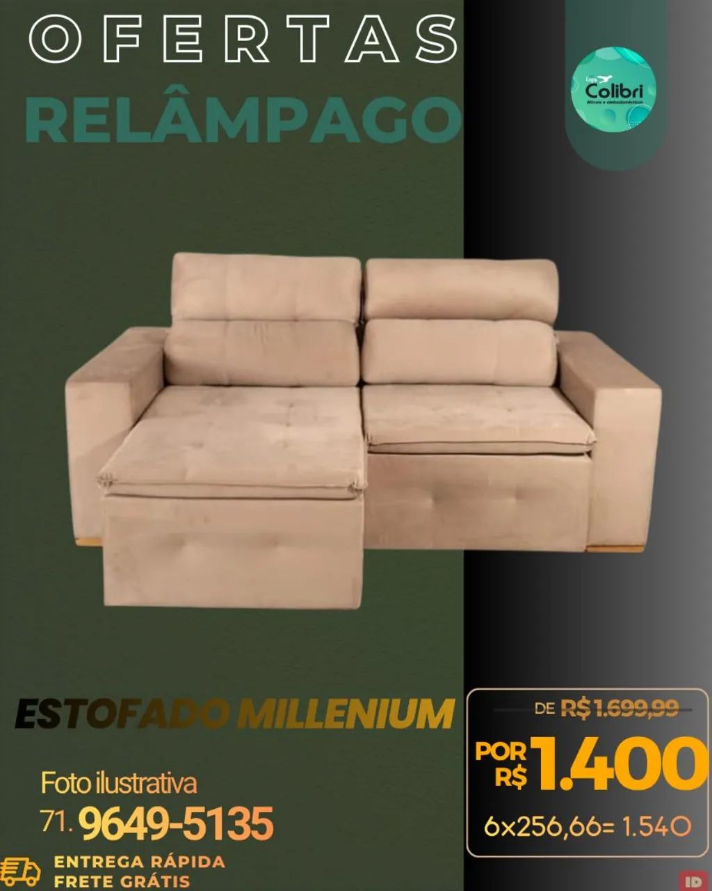 Estofado Retrátil  - Foto 4