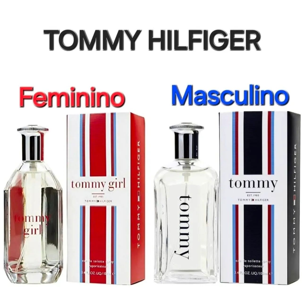 Perfume Tommy girl/men 100ml - R$349,00 cada