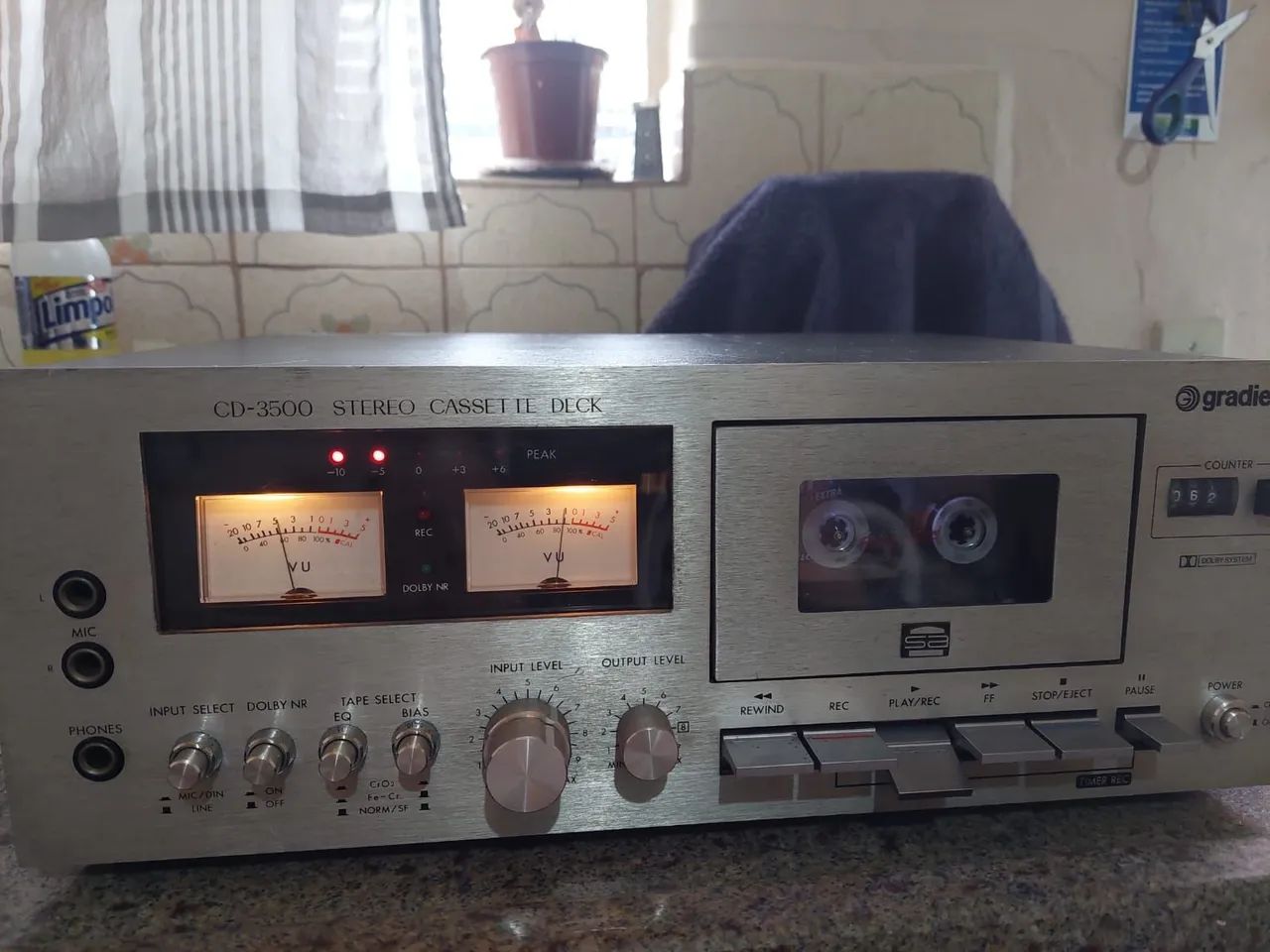 Tape deck Gradiente CD 3500,leia  - Foto 4