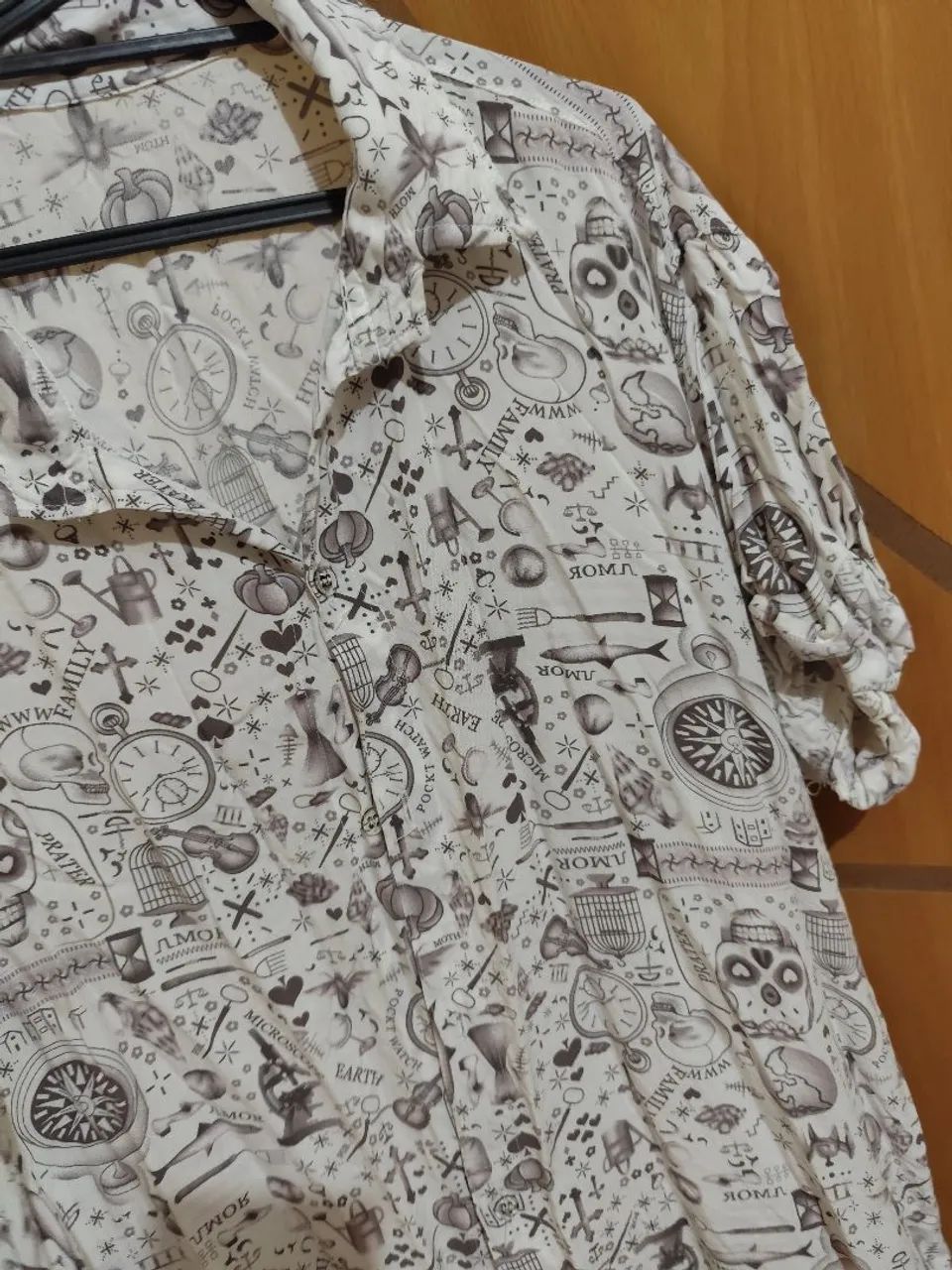 Camisa Botão Estampa - Foto 3