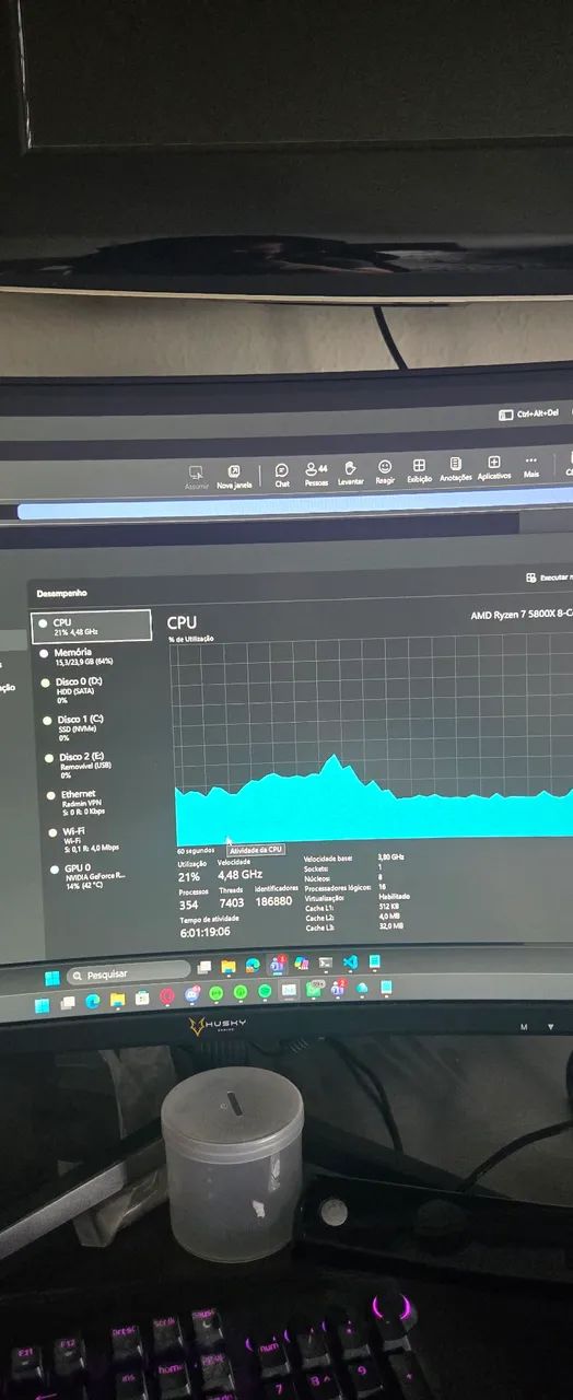 Pc gamer - rtx 3070, Ryzen 7, 24gb ram  - Foto 3