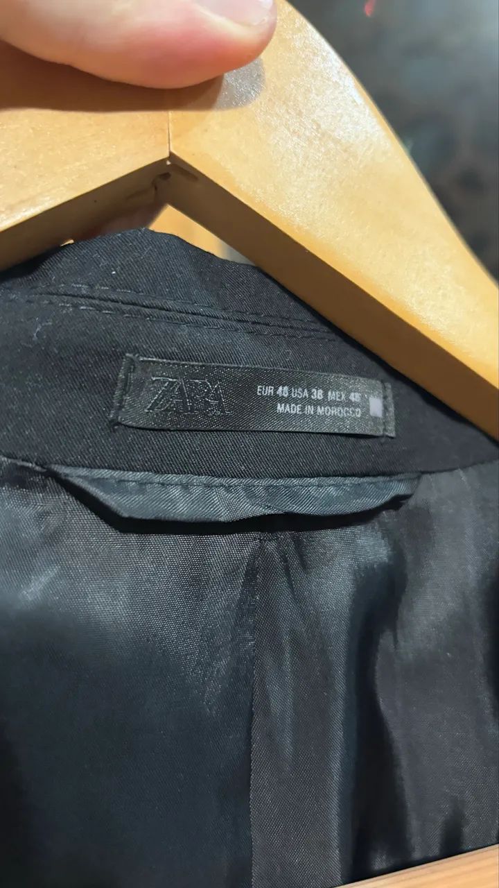 Blazer Preto Zara edição alfaiataria  - Foto 2