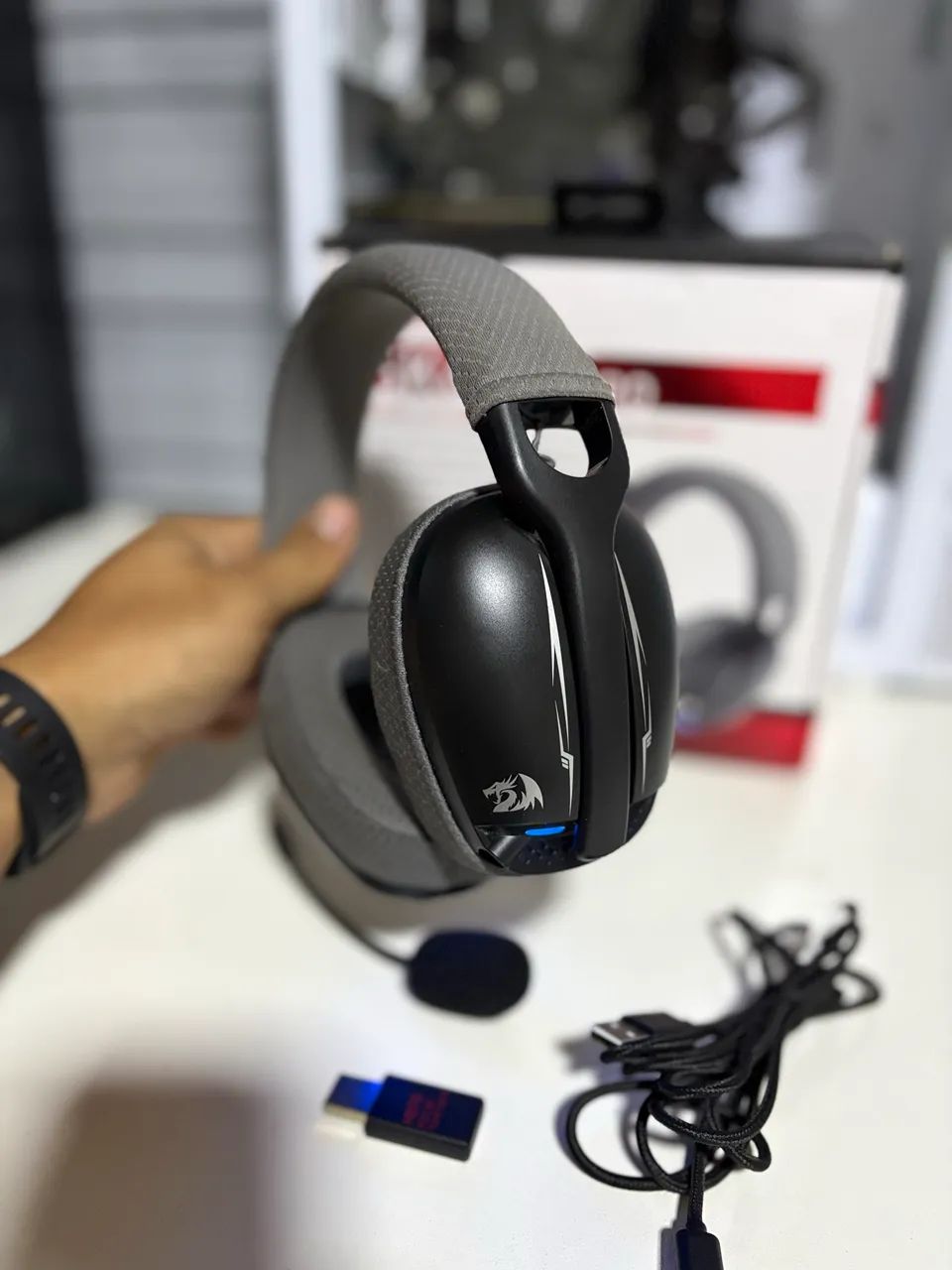 Headset Redragon Skuld Pro (sem fio) - Foto 2