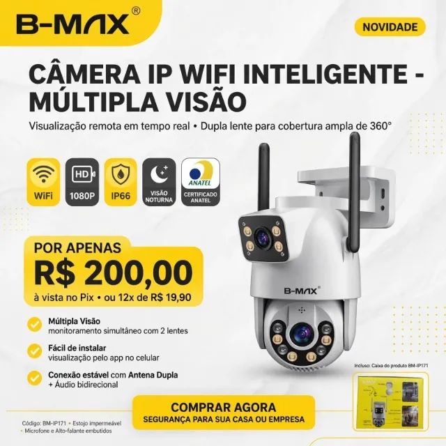 Câmera dupla externa