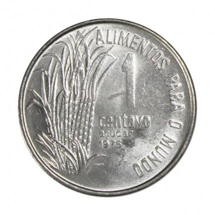 Moeda de 1 centavos Brasil para colecionador 