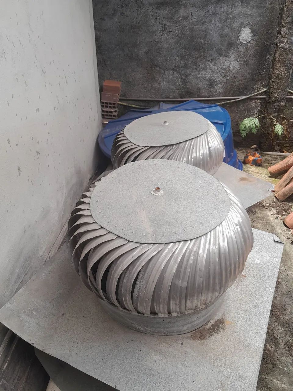 Exostor eólico para galpão e residência  - Foto 2