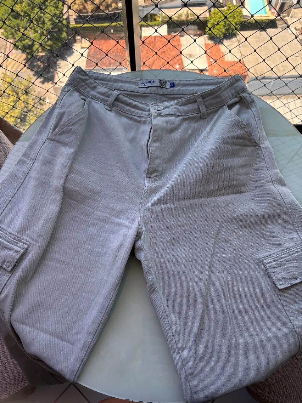Calça cargo verde claro - Foto 3