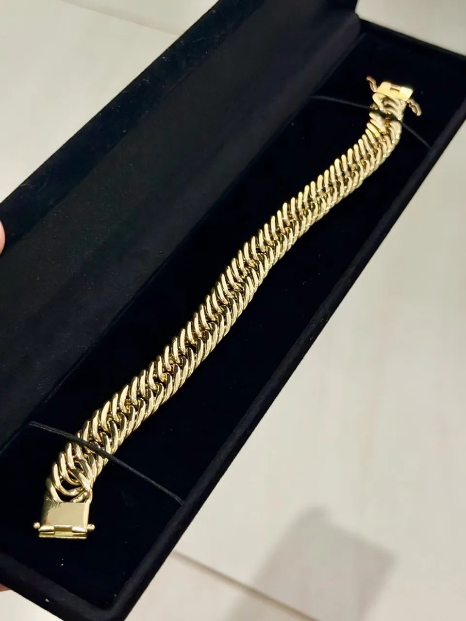 Pulseira groumet triplo 20g - Foto 4