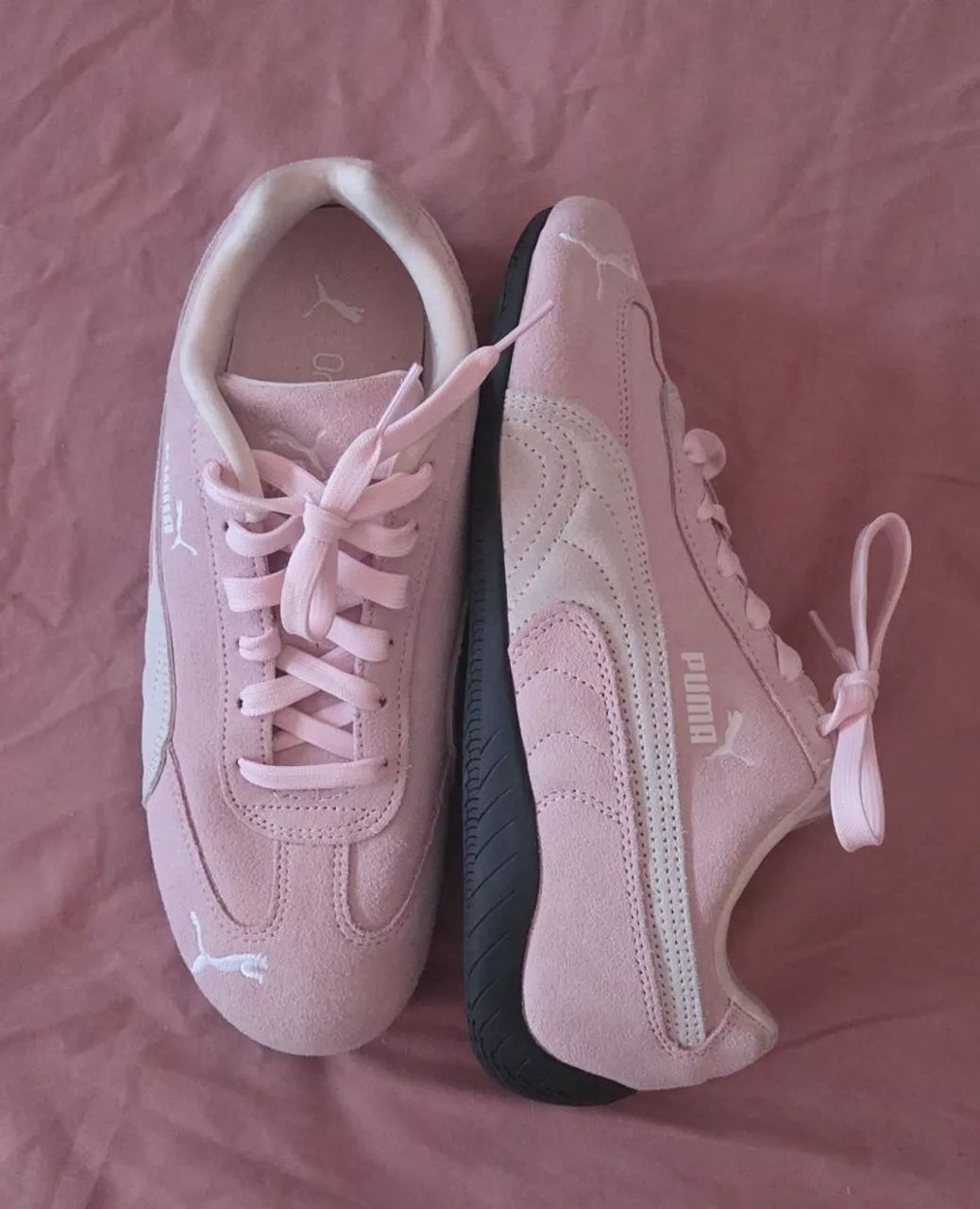 tênis puma speedcat rosa claro 37