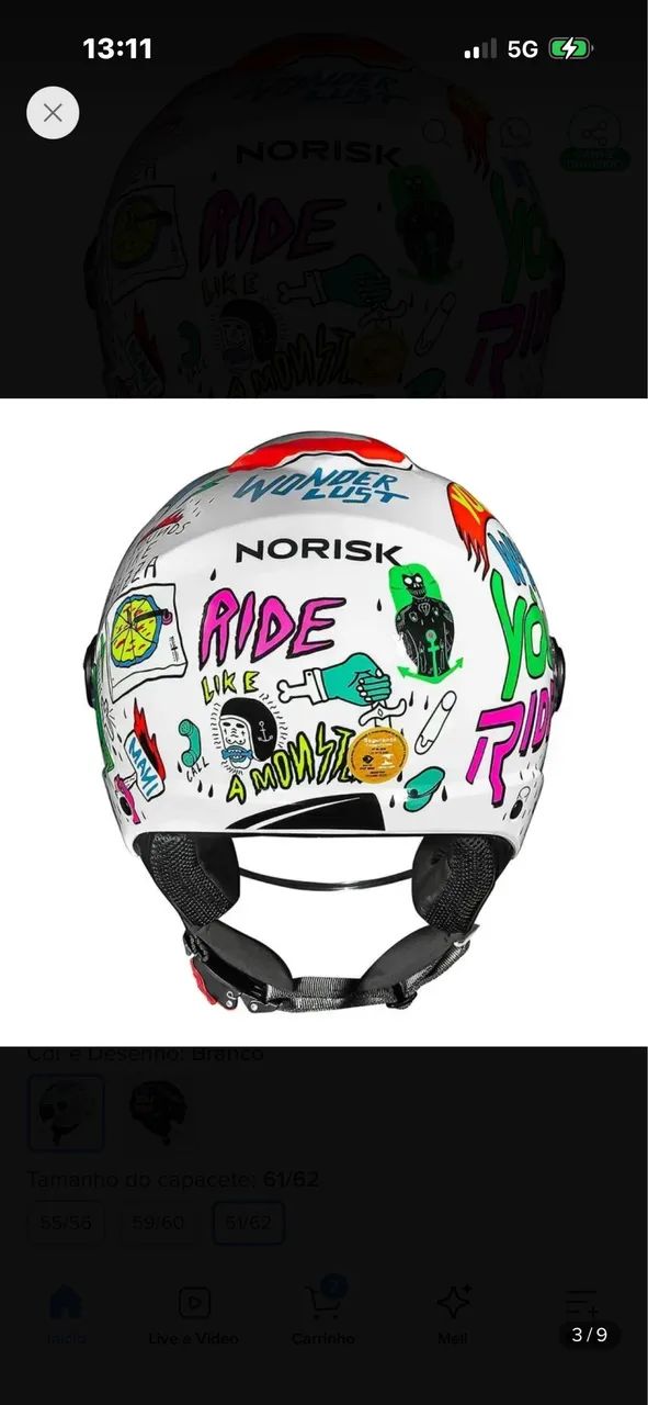 Capacete NORISK - Foto 3