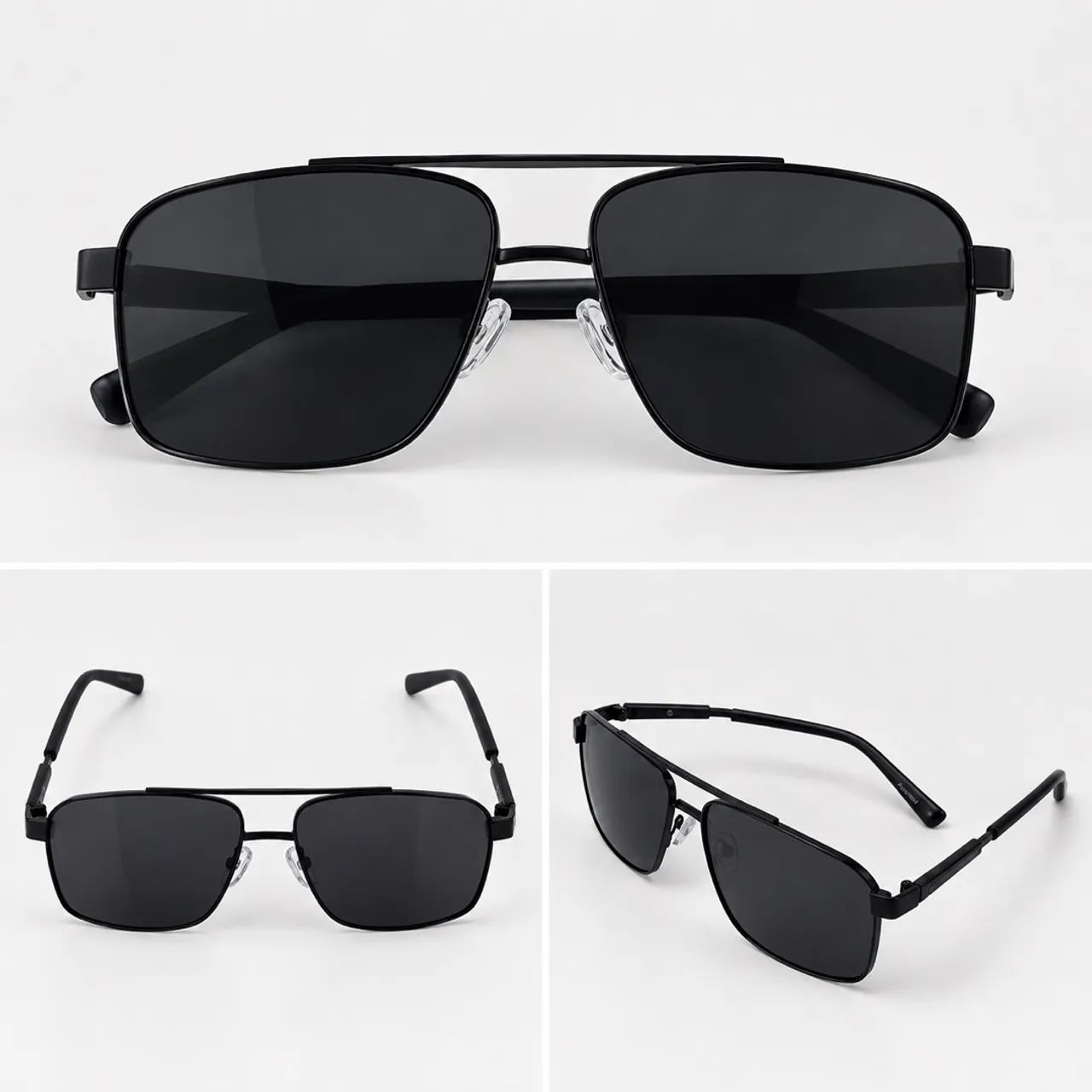 Óculos de Sol Masculino polarizado - Preto p | Design Moderno e Sofisticado