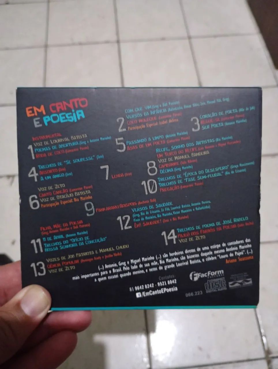 Cd Grupo Em Canto e Poesia - Foto 2