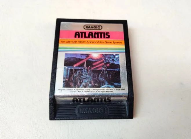 Atlantis - Cartucho Original Imagic Para Atari 2600