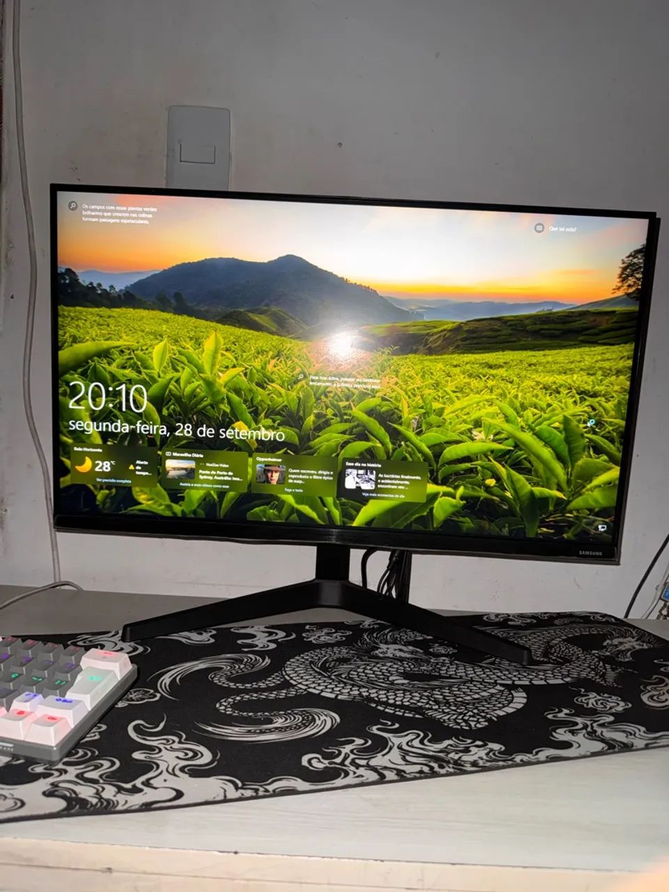 Monitor da Samsung 27 polegadas novo