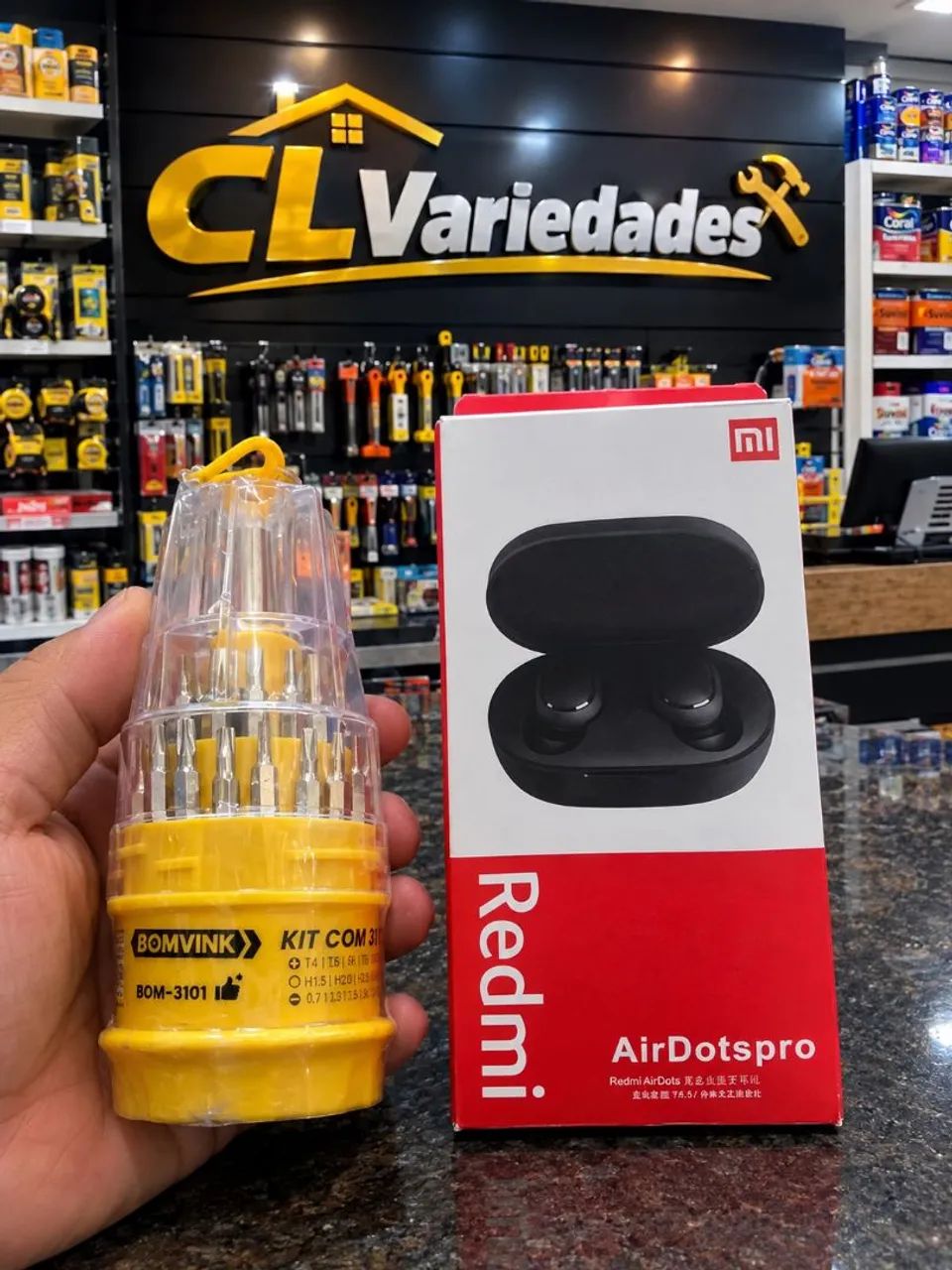 ? ComBo Chave de Precisão e Fone Bluetooth!