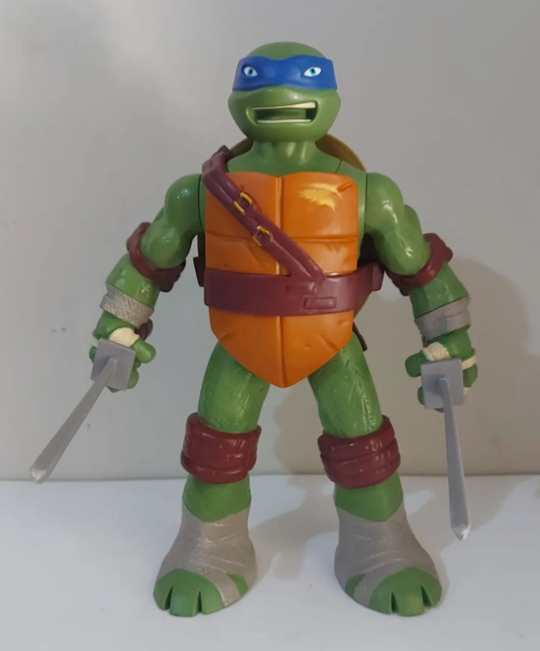 Action Figure Leonardo Tartaruga Ninja Playmates 26cm COMPLETO