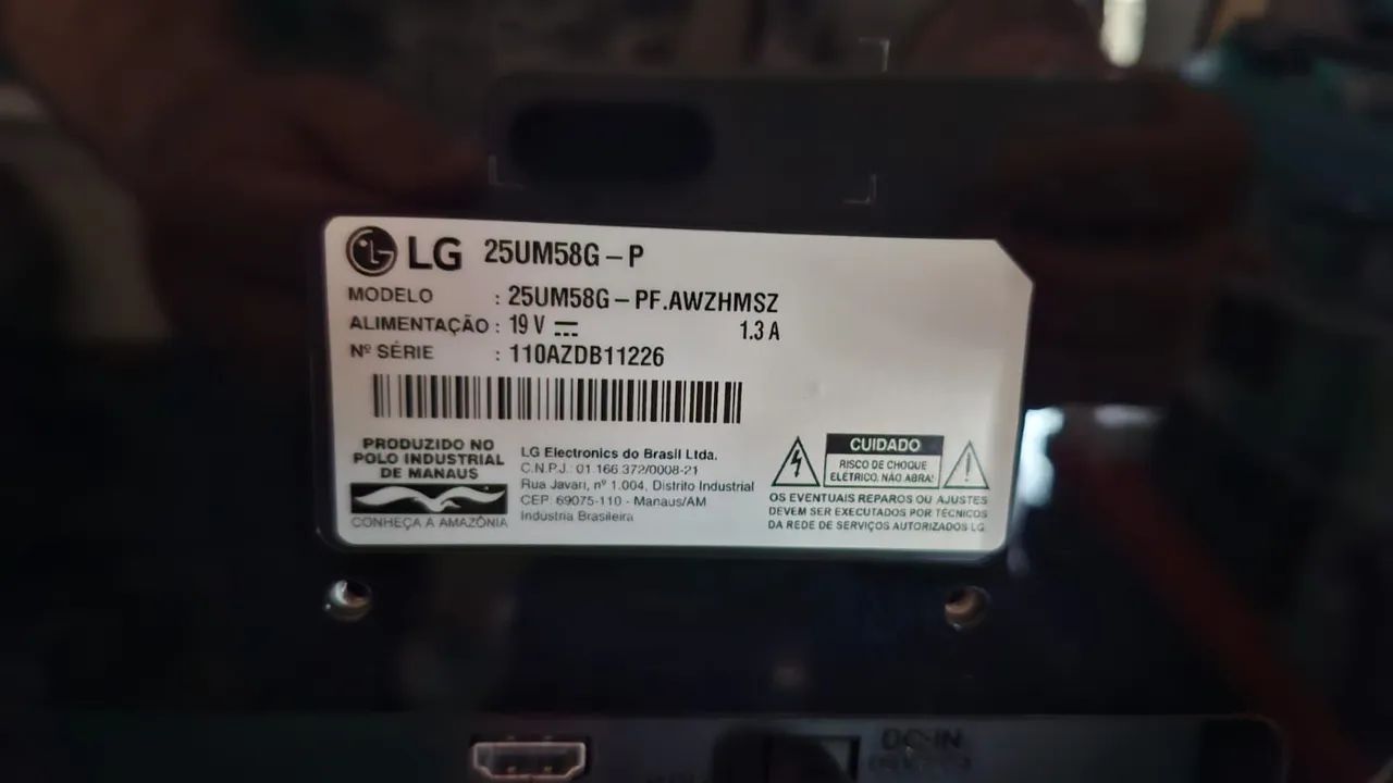 Monitor Ultrawide 25 polegadas LG