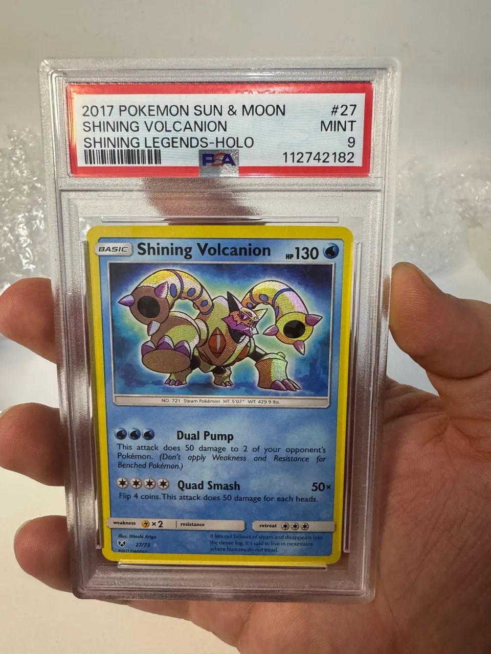 carta graduada pokemon shiny volcanion holo psa 9 original english 2017  raro - Hobbies e colees - Barra da Tijuca, Rio de Janeiro 1491602434 | OLX