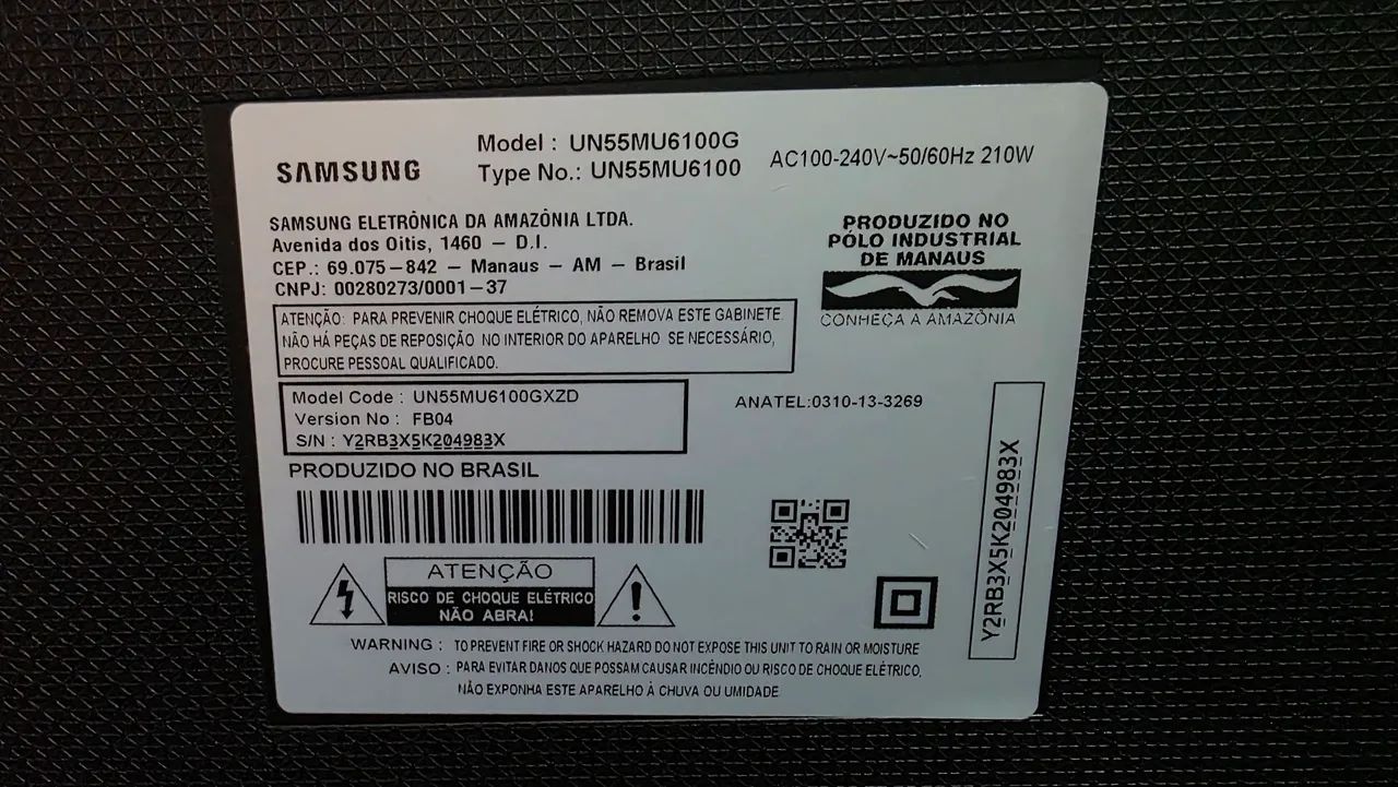 TV LED 4K UHD - Smart 55'' Samsung<br>55 = 55 polegadas - Foto 3