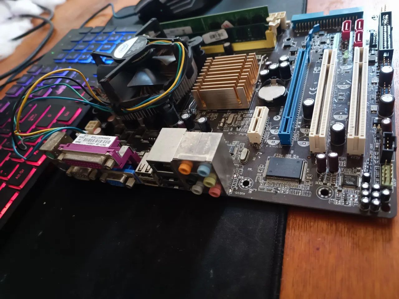 Kit placa mãe ddr2