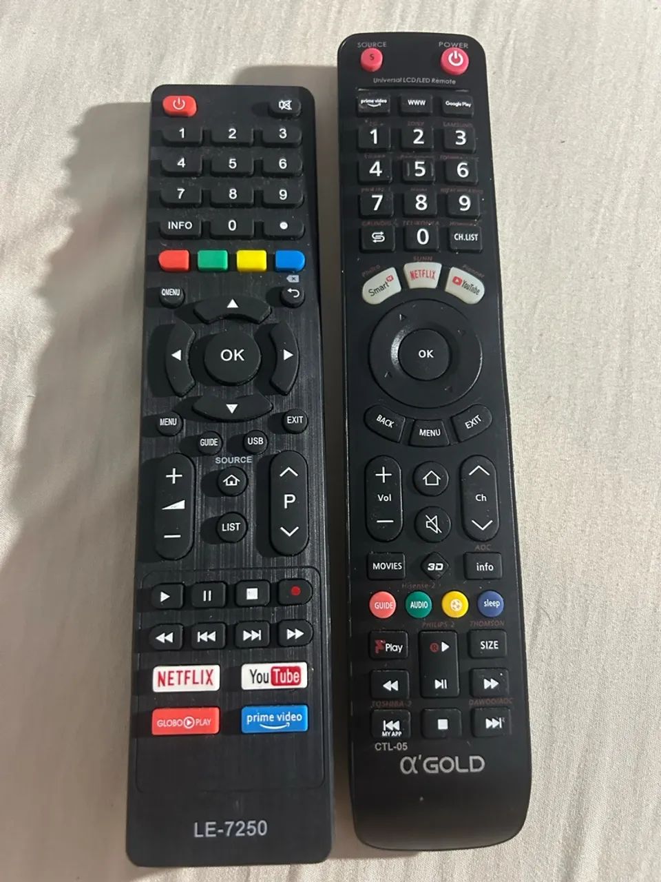 ?vendo 2 controles de tv
